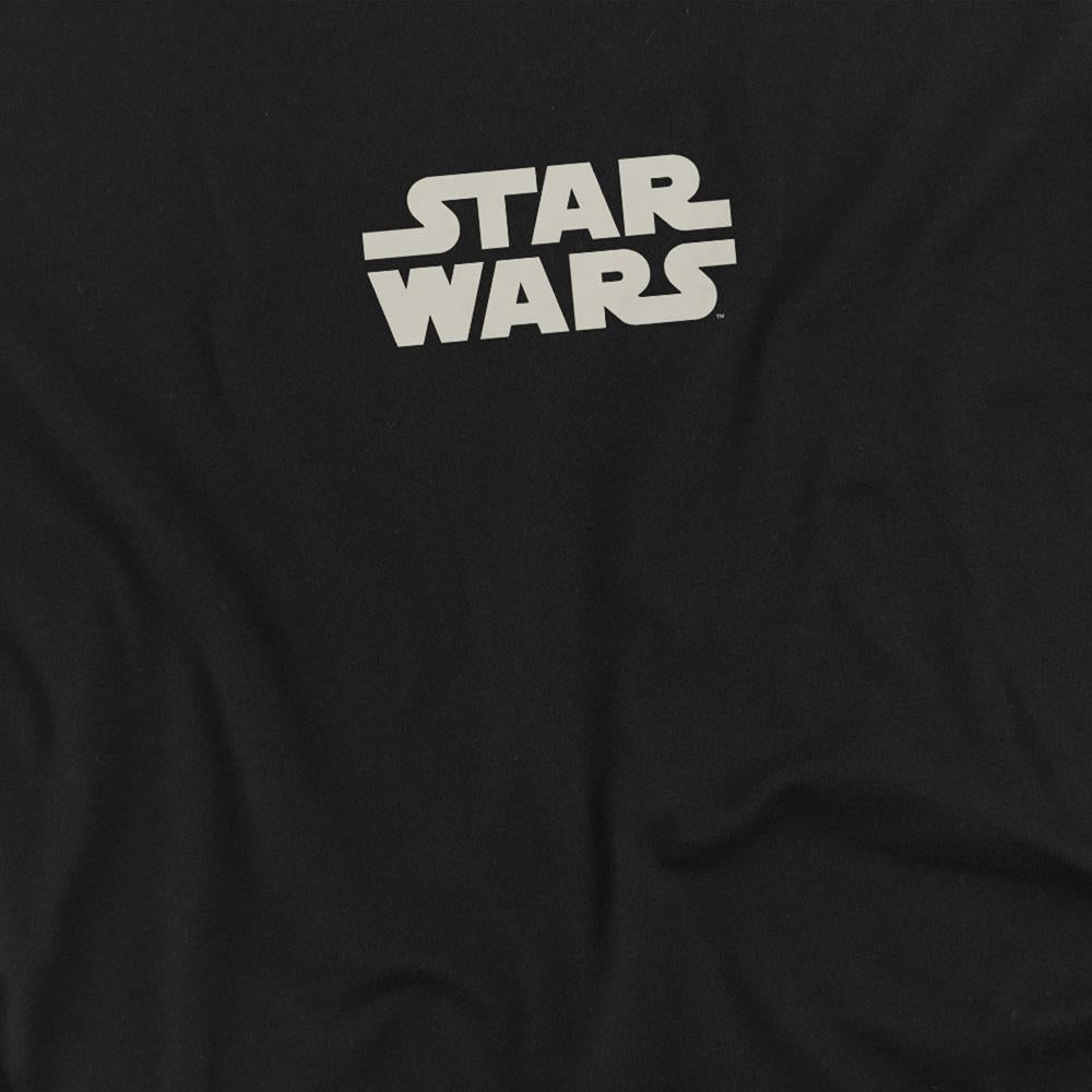 Black - Side - Star Wars Unisex Adult Empire Strikes Back T-Shirt