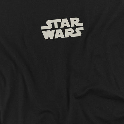 Black - Side - Star Wars Unisex Adult Empire Strikes Back T-Shirt