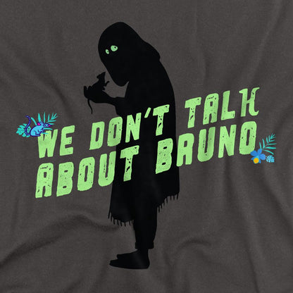 Charcoal - Side - Encanto Unisex Adult We Don´t Talk About Bruno Silhouette T-Shirt
