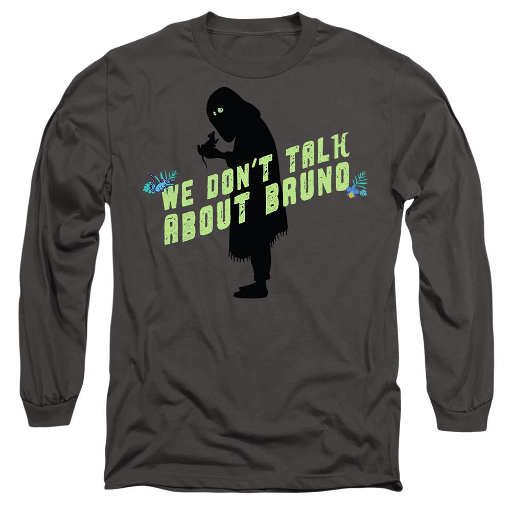 Charcoal - Front - Encanto Unisex Adult We Don´t Talk About Bruno Silhouette T-Shirt