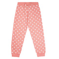 White-Pink - Pack Shot - Tom and Jerry Womens-Ladies Logo Long Pyjama Set
