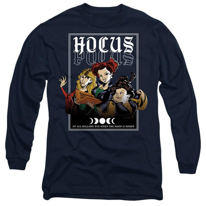 Navy - Front - Hocus Pocus Unisex Adult On All Hallow´s Eve Sanderson Sisters T-Shirt