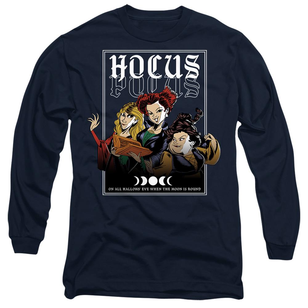 Navy - Front - Hocus Pocus Unisex Adult On All Hallow´s Eve Sanderson Sisters T-Shirt