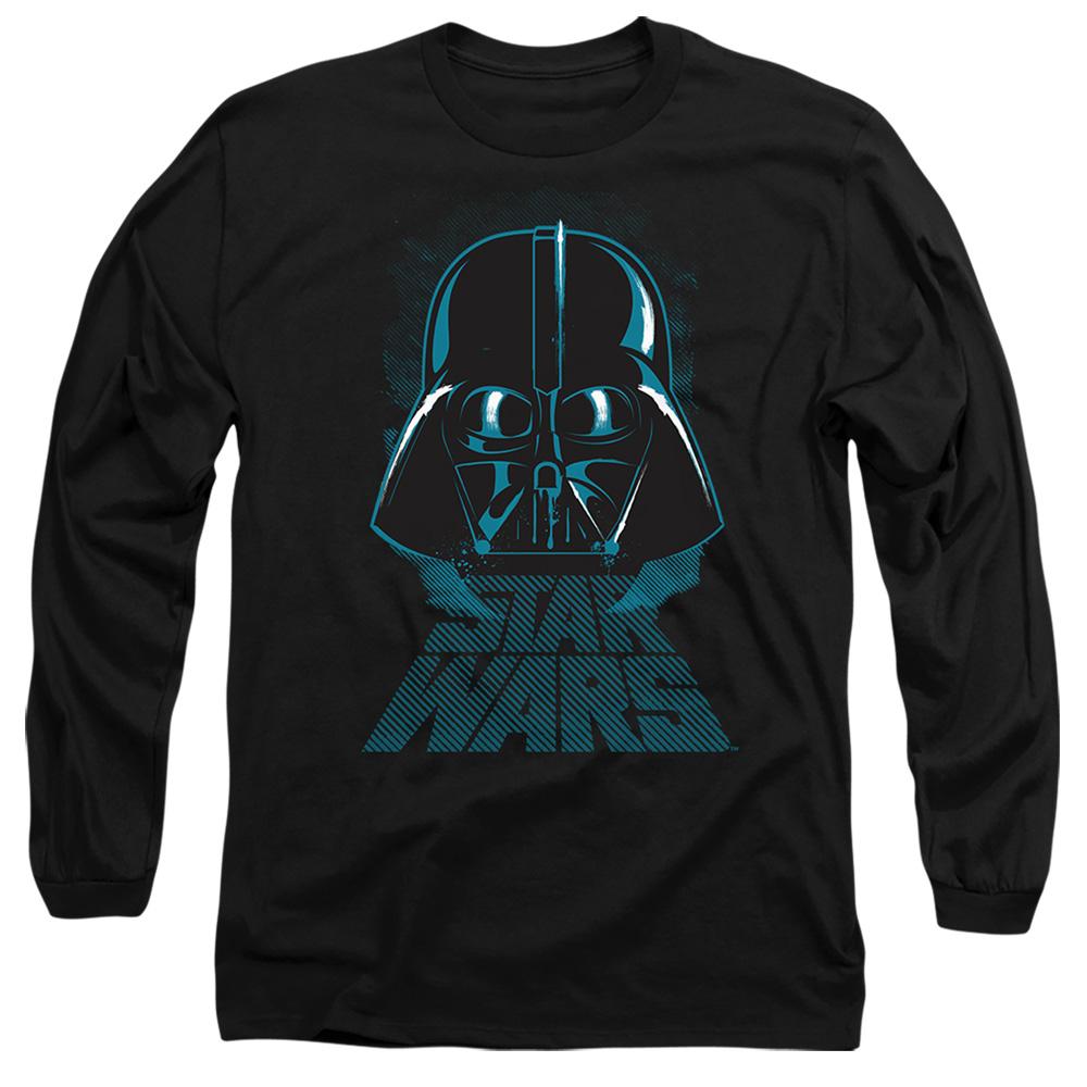 Black - Front - Star Wars Unisex Adult Darth Vader Distressed T-Shirt