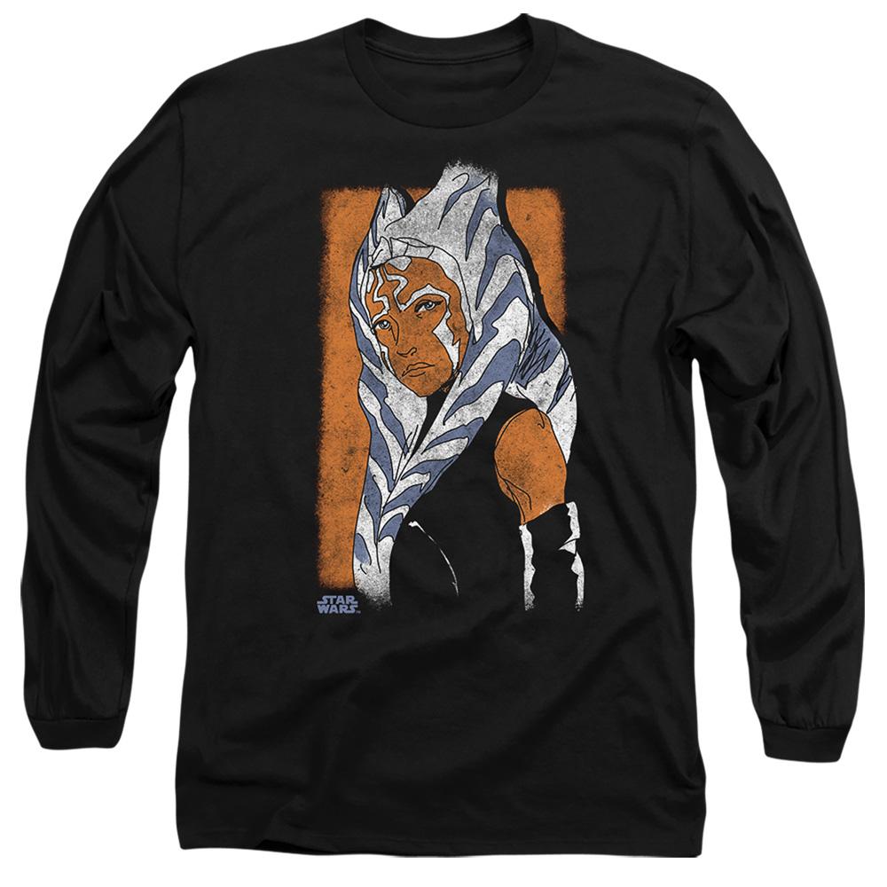 Black - Front - Ahsoka Unisex Adult Sketch T-Shirt