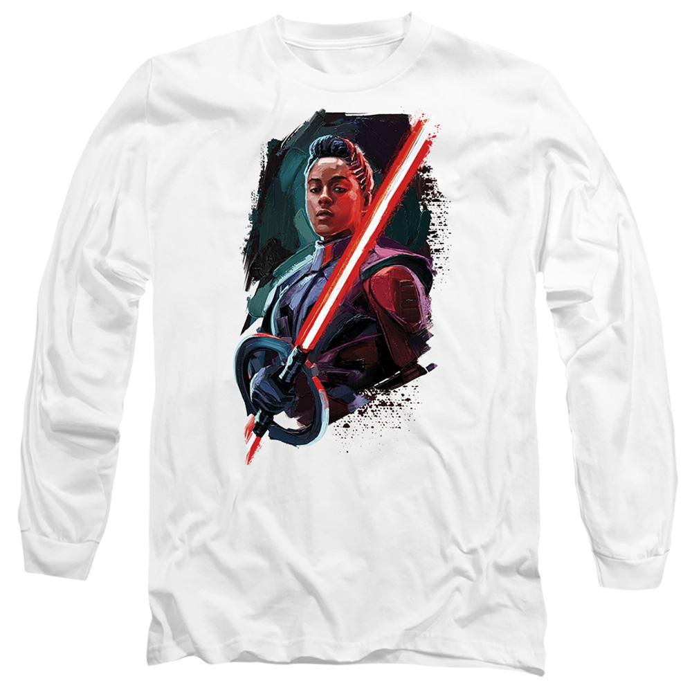 White - Front - Star Wars Unisex Adult Obi Wan Kenobi Reva Painted T-Shirt