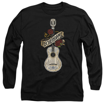 Black - Front - Coco Unisex Adult Recuerdame Famous Guitar Ernesto T-Shirt
