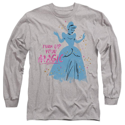 Sport Heather - Front - Cinderella Unisex Adult Turn Up Your Magic T-Shirt