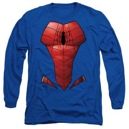 Royal Blue - Front - Spider-Man Unisex Adult Costume T-Shirt