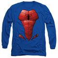 Royal Blue - Front - Spider-Man Unisex Adult Costume T-Shirt