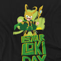 Black - Side - Loki Unisex Adult Loki Day St Patricks Day T-Shirt