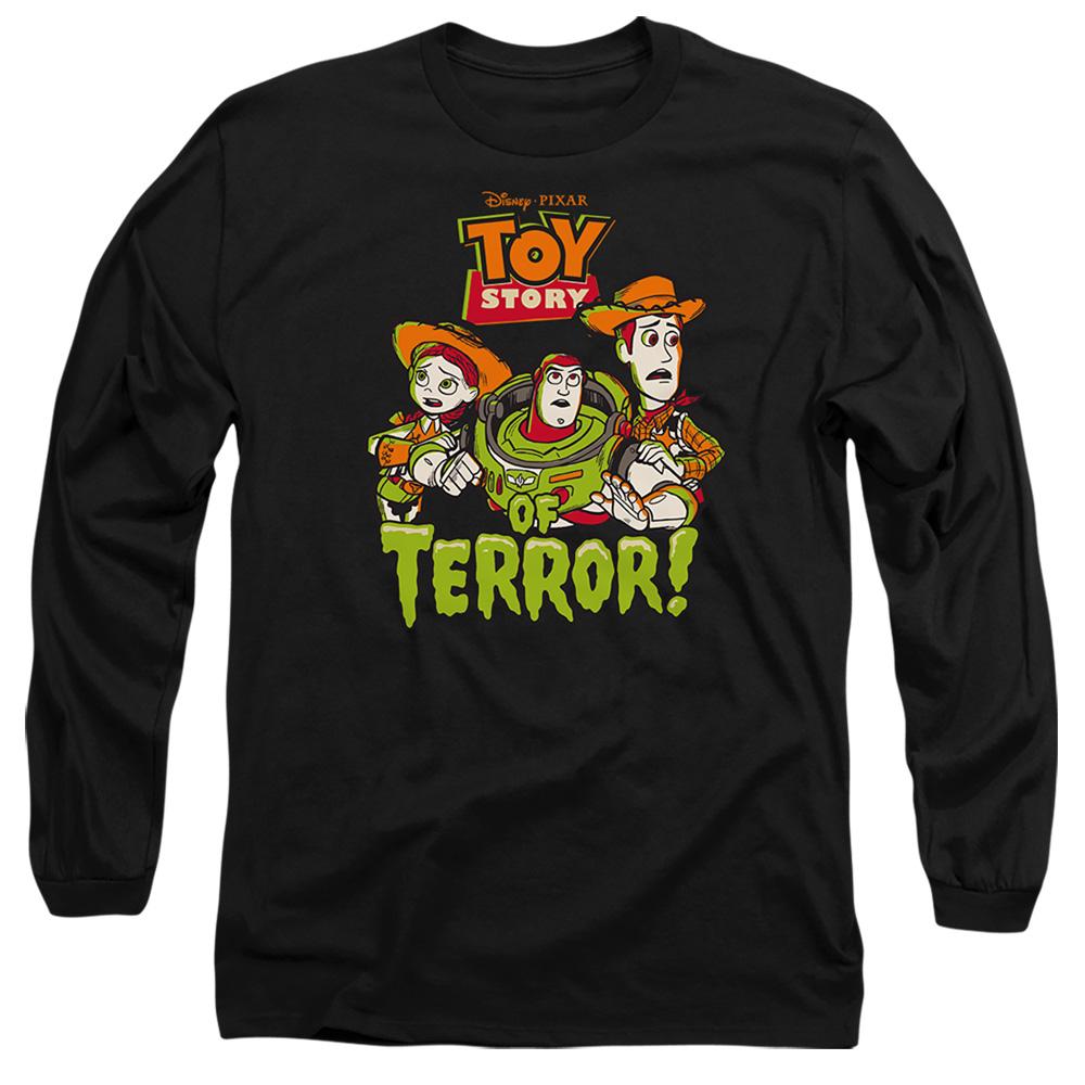 Black - Front - Toy Story Unisex Adult Group Terror T-Shirt