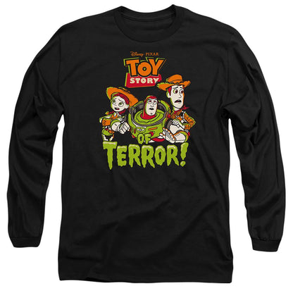 Black - Front - Toy Story Unisex Adult Group Terror T-Shirt