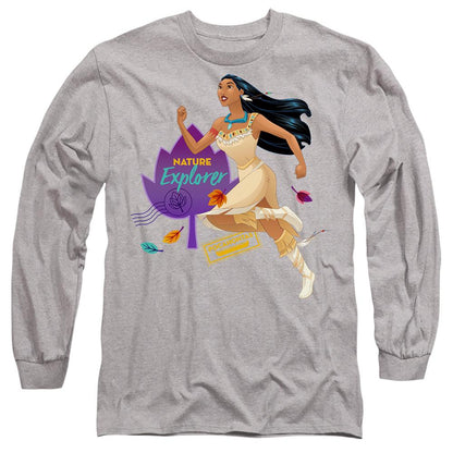 Sport Heather - Front - Pocahontas Unisex Adult Natural Explorer T-Shirt