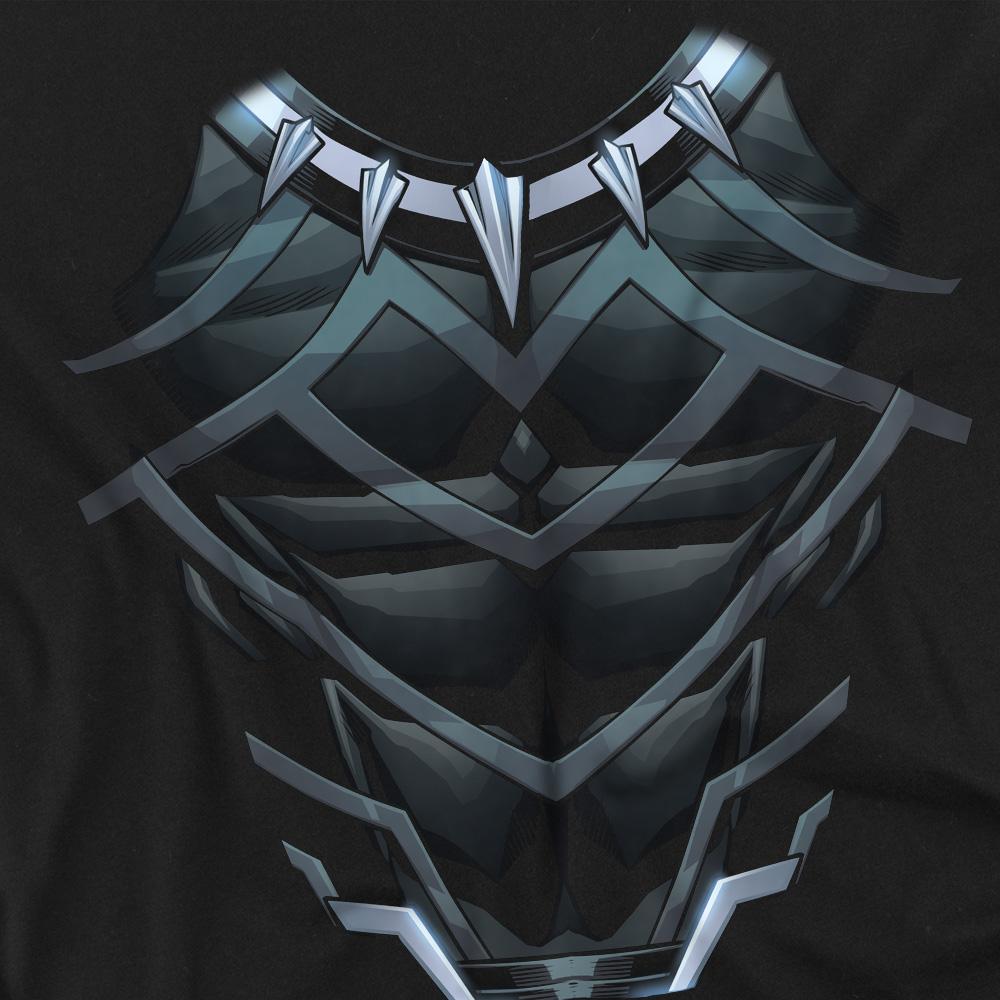 Black - Side - Black Panther Unisex Adult Costume T-Shirt