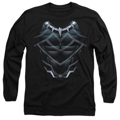 Black - Front - Black Panther Unisex Adult Costume T-Shirt