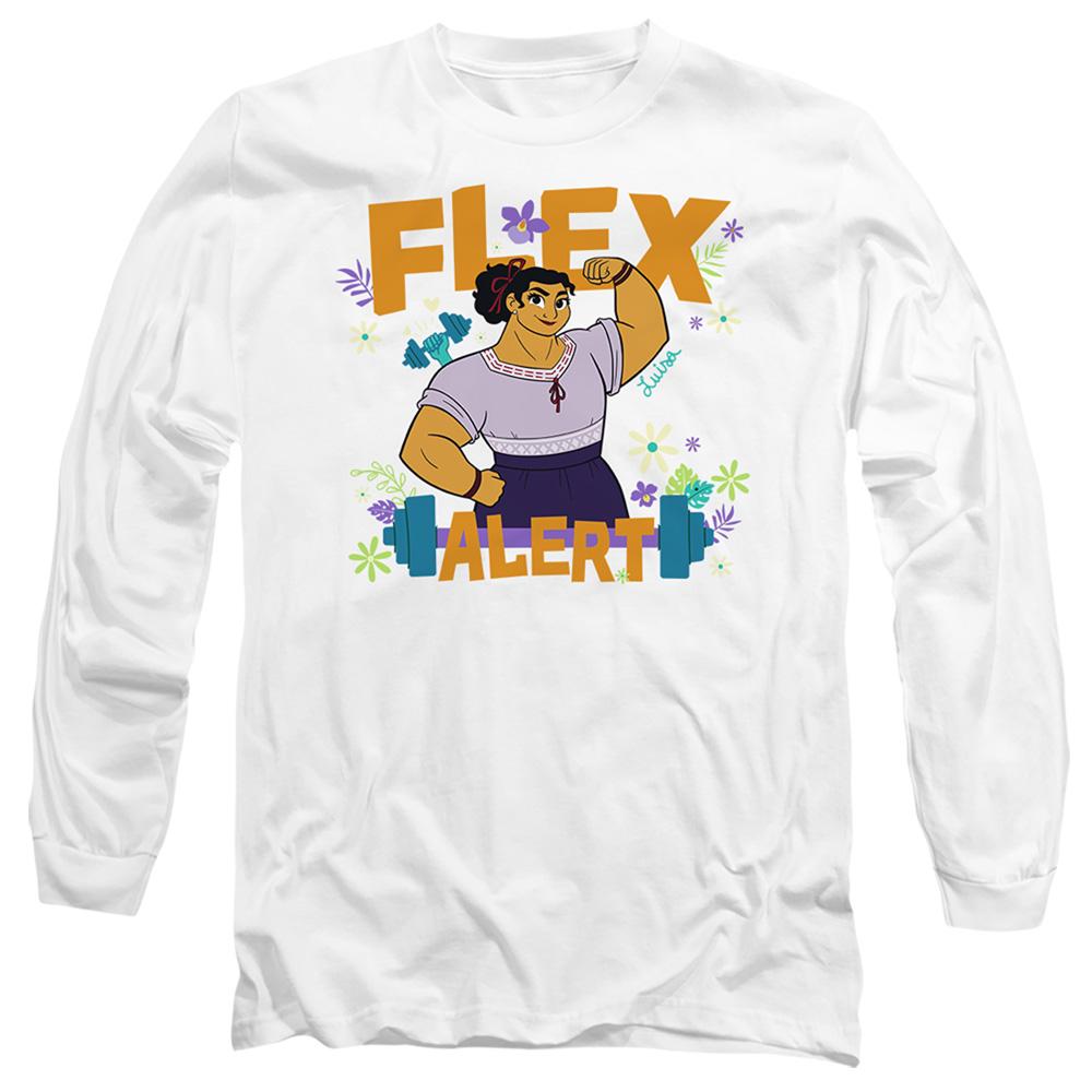 White - Front - Encanto Unisex Adult Flex Alert T-Shirt