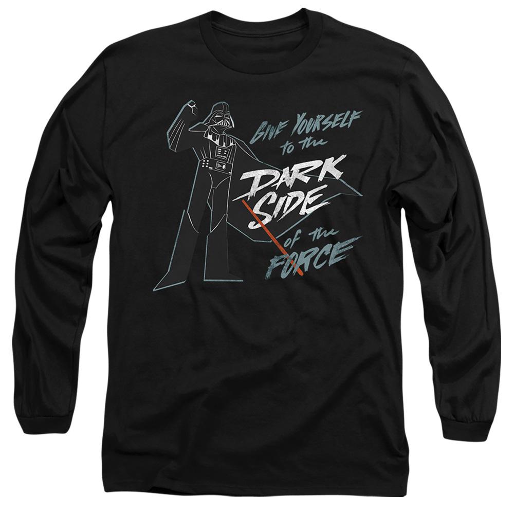 Black - Front - Star Wars Unisex Adult Give Yourself To The Darkside T-Shirt