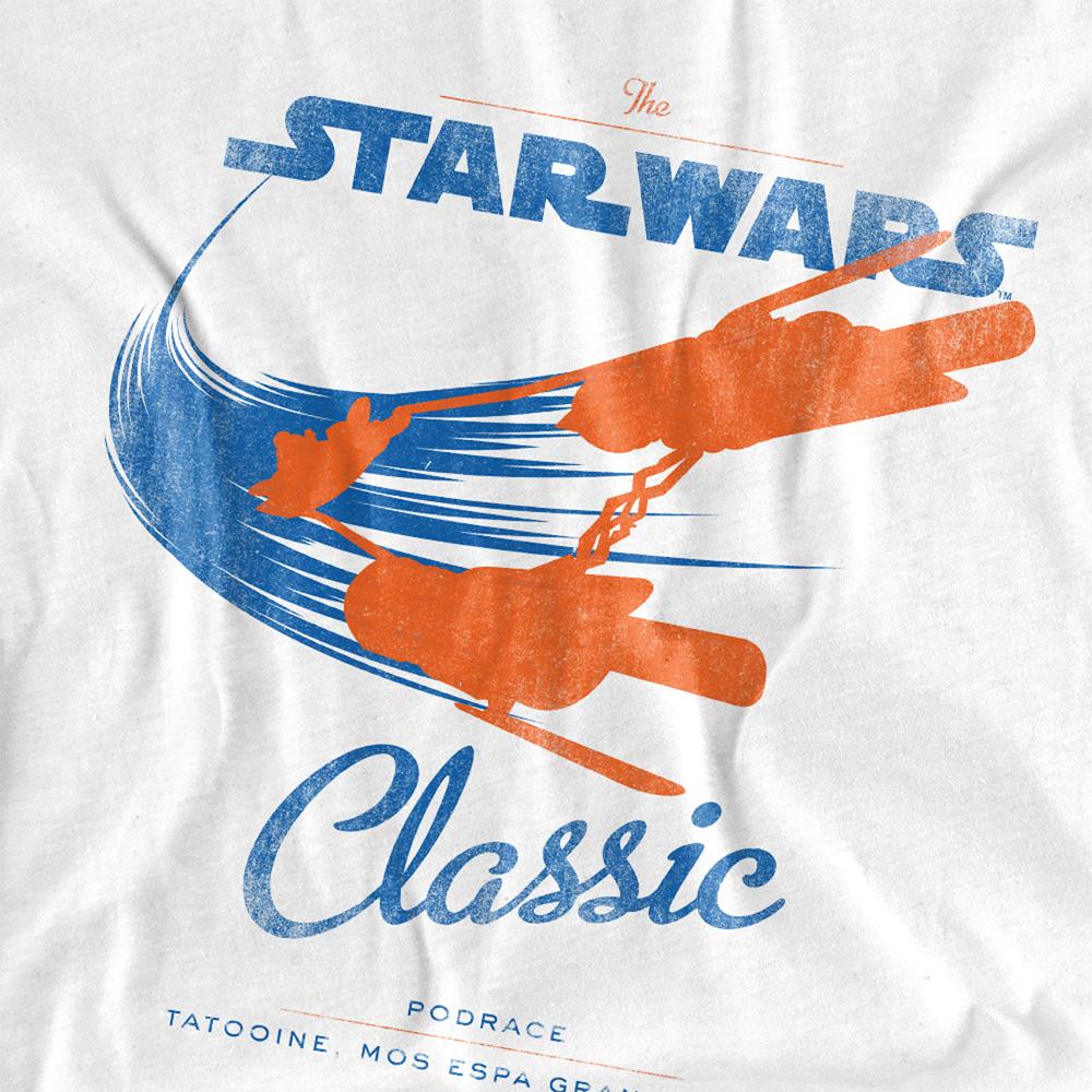 White - Side - Star Wars Unisex Adult Classic T-Shirt