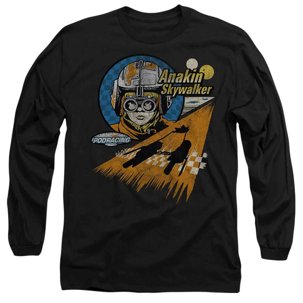 Black - Front - Star Wars Unisex Adult Mos Espa Anakin Skywalker T-Shirt