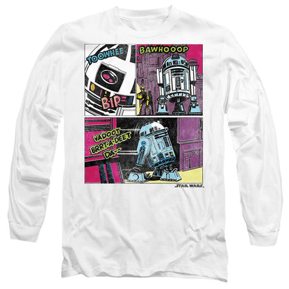 White - Front - Star Wars Unisex Adult To The Rescue R2-D2 T-Shirt