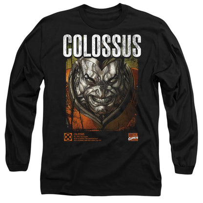 Black - Front - Marvel Unisex Adult X-Men Colossus Infographic T-Shirt