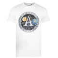 White - Front - NASA Mens Apollo Cotton T-Shirt