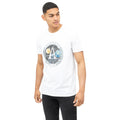 White - Side - NASA Mens Apollo Cotton T-Shirt