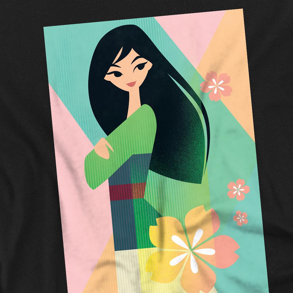Black - Side - Mulan Unisex Adult Sketch T-Shirt