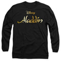 Black - Front - Aladdin Unisex Adult Logo T-Shirt