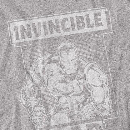Sport Heather - Side - Iron Man Unisex Adult Invincible Dad Fathers Day T-Shirt