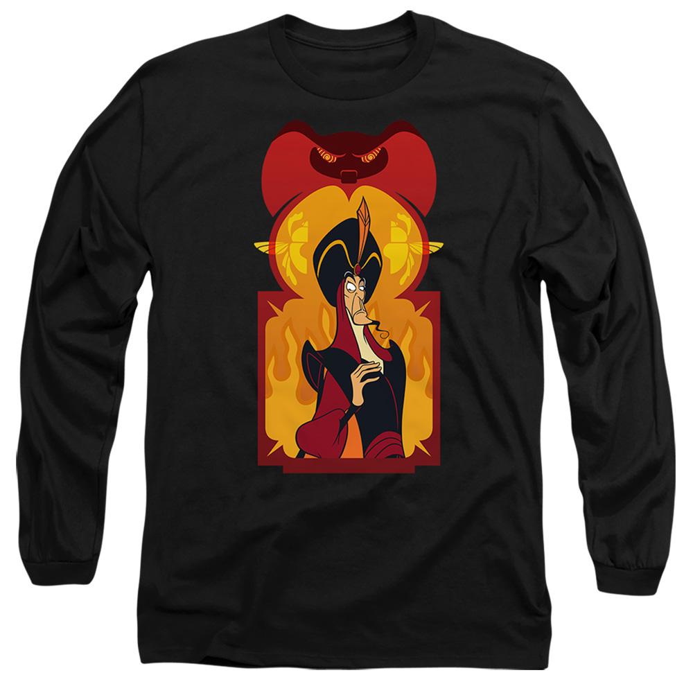 Black - Front - Aladdin Unisex Adult The Evil Sorcerer Jafar T-Shirt