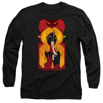 Black - Front - Aladdin Unisex Adult The Evil Sorcerer Jafar T-Shirt