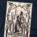 Navy - Side - Hocus Pocus 2 Unisex Adult The Sisters Three Sanderson Sisters T-Shirt