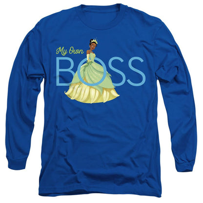 Royal Blue - Front - The Princess and the Frog Unisex Adult My Own Boss Tiana T-Shirt