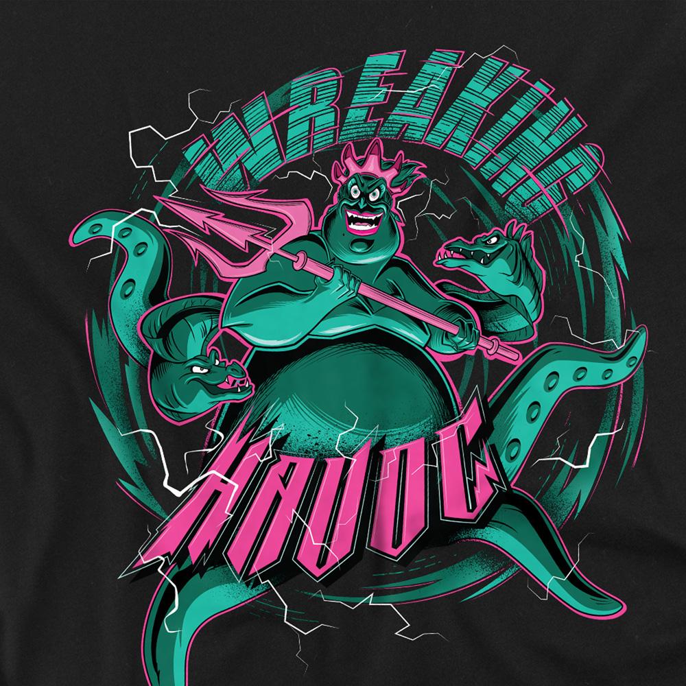 Black - Side - Disney Villains Unisex Adult Wreaking Havoc Ursula T-Shirt