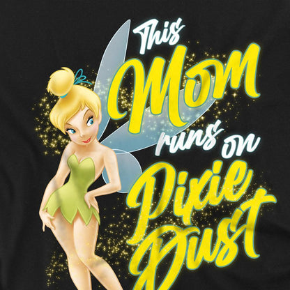 Black - Side - Tinkerbell Unisex Adult Pixie Dust Mothers Day T-Shirt