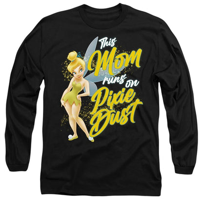 Black - Front - Tinkerbell Unisex Adult Pixie Dust Mothers Day T-Shirt