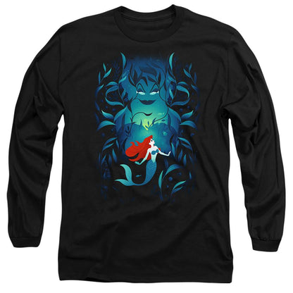 Black - Front - The Little Mermaid Unisex Adult Ursula & Ariel T-Shirt