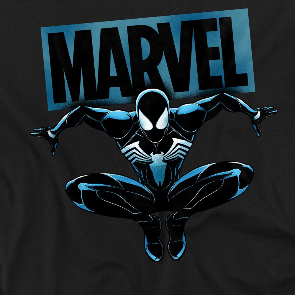 Black - Side - Spider-Man 2 Unisex Adult Gamerverse Spider Symbiote T-Shirt