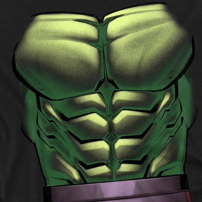 Black - Side - The Incredible Hulk Unisex Adult Costume T-Shirt