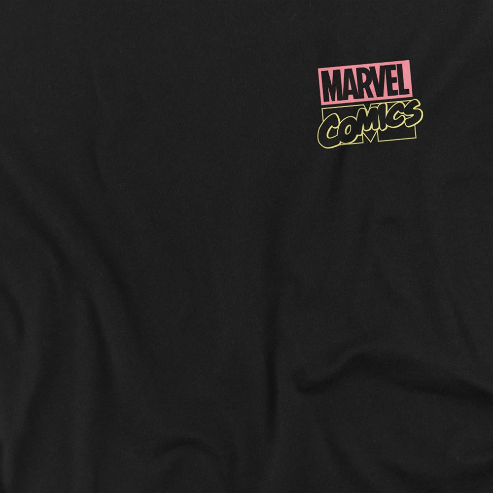 Black - Side - Avengers Assemble Unisex Adult T-Shirt