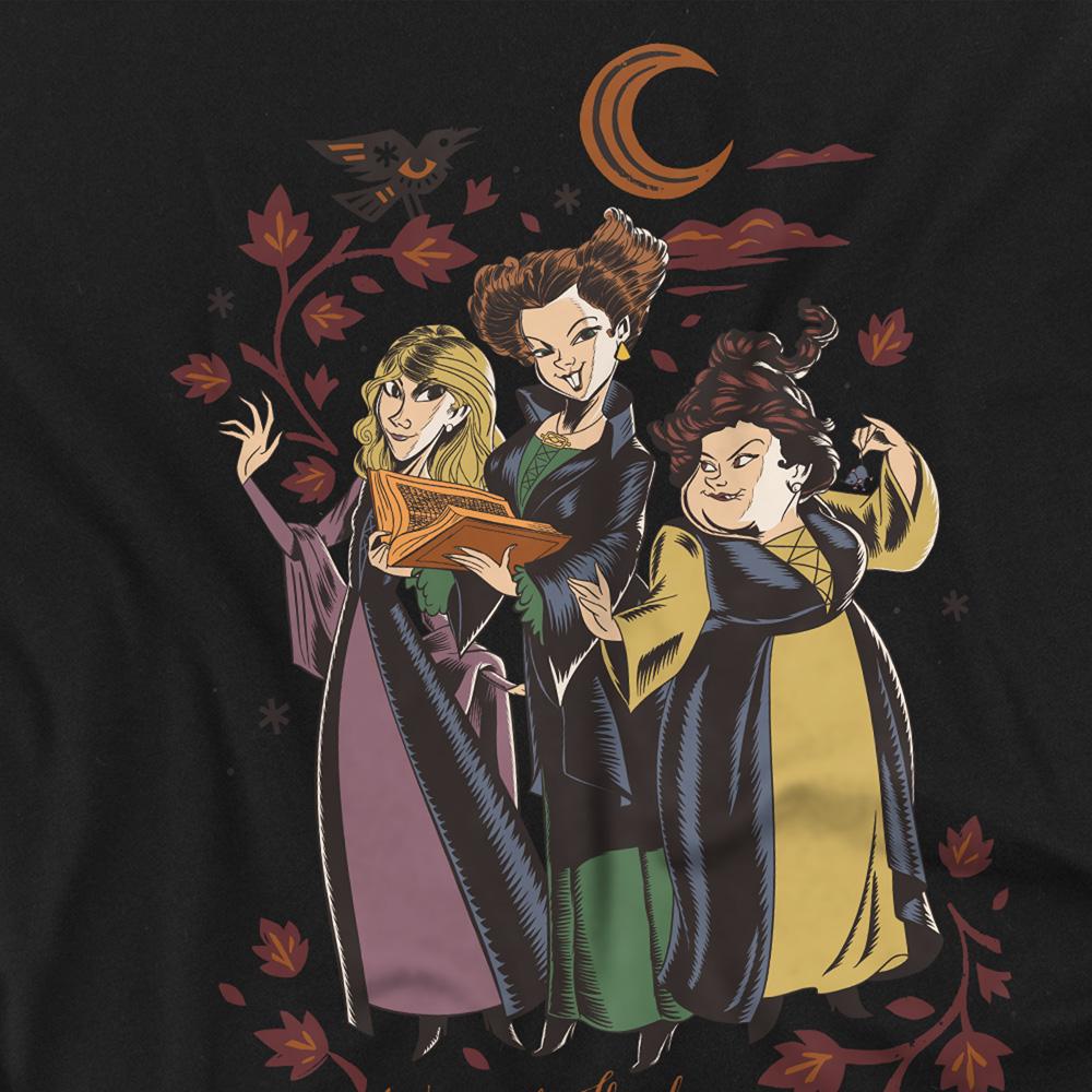 Black - Side - Hocus Pocus 2 Unisex Adult Witchful Thinking Sanderson Sisters T-Shirt