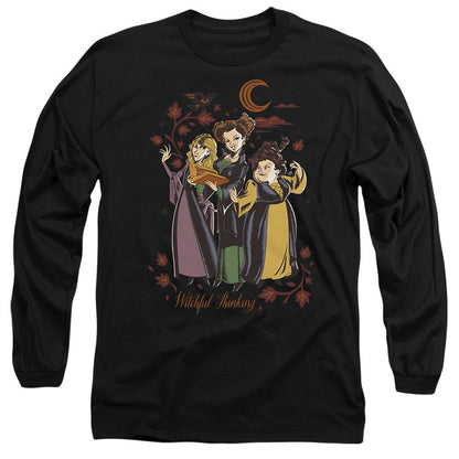 Black - Front - Hocus Pocus 2 Unisex Adult Witchful Thinking Sanderson Sisters T-Shirt