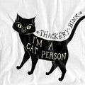 White - Side - Hocus Pocus Unisex Adult I´m A Cat Person Thackery Binx T-Shirt