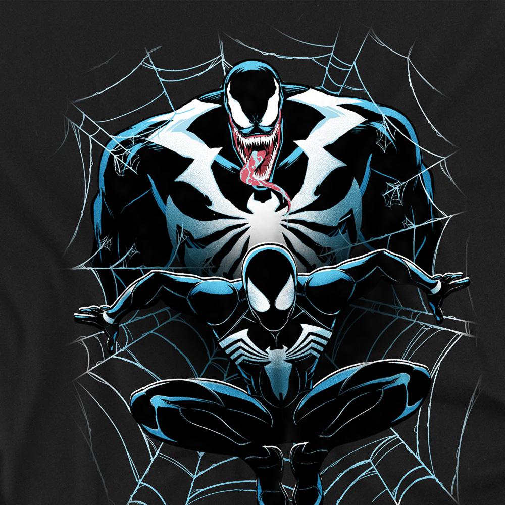 Black - Side - Spider-Man 2 Unisex Adult Gamerverse Shadow Venom T-Shirt