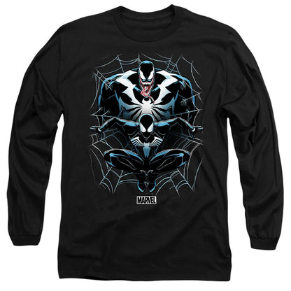 Black - Front - Spider-Man 2 Unisex Adult Gamerverse Shadow Venom T-Shirt