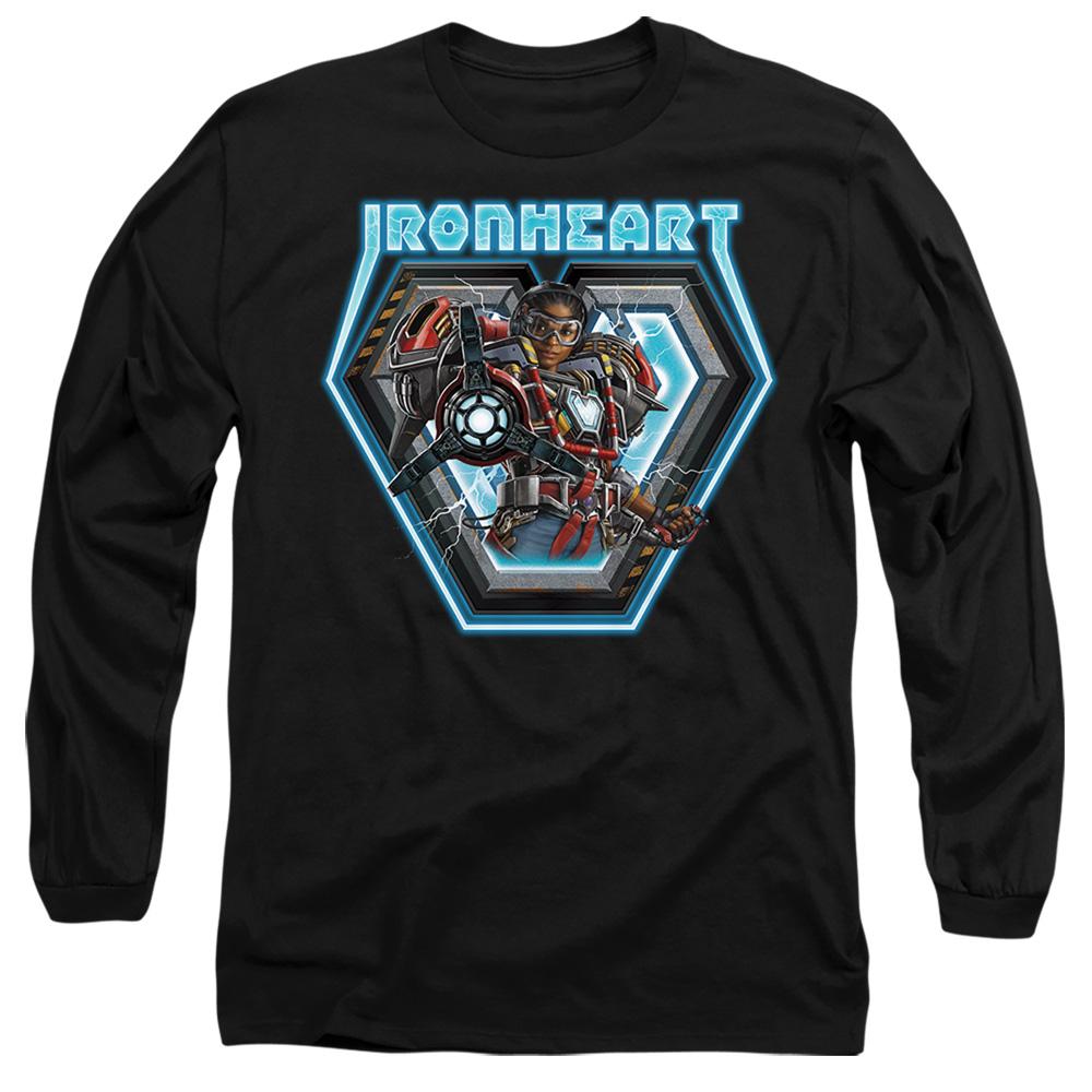 Black - Front - Black Panther: Wakanda Forever Unisex Adult Ironheart Glow T-Shirt