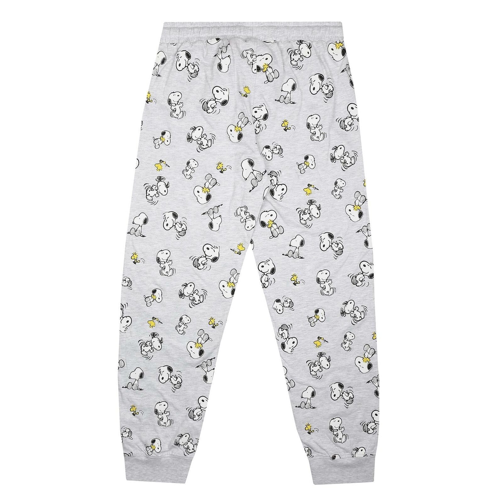 Mint-Grey - Lifestyle - Peanuts Womens-Ladies Snoopy & Woodstock Pyjama Set