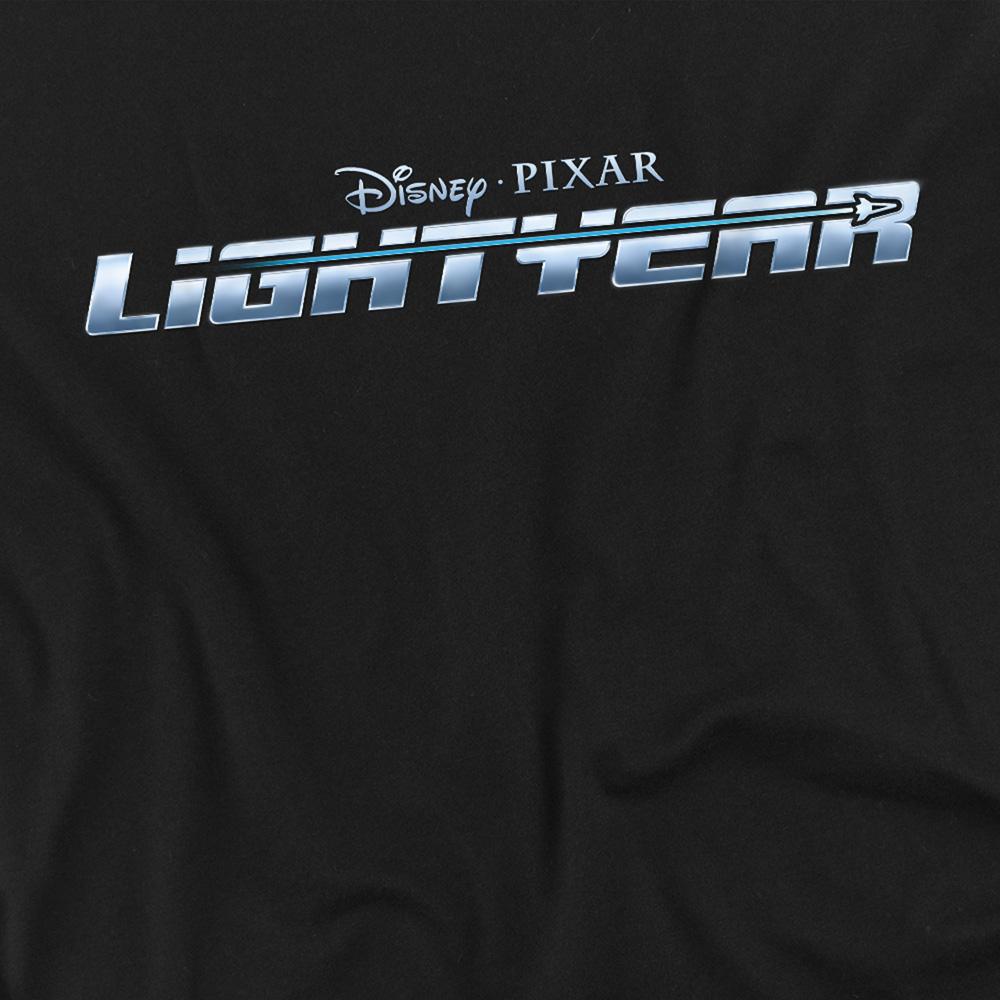Black - Side - Lightyear Unisex Adult Logo T-Shirt